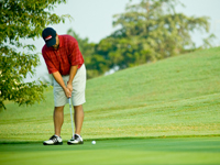 Golfing image